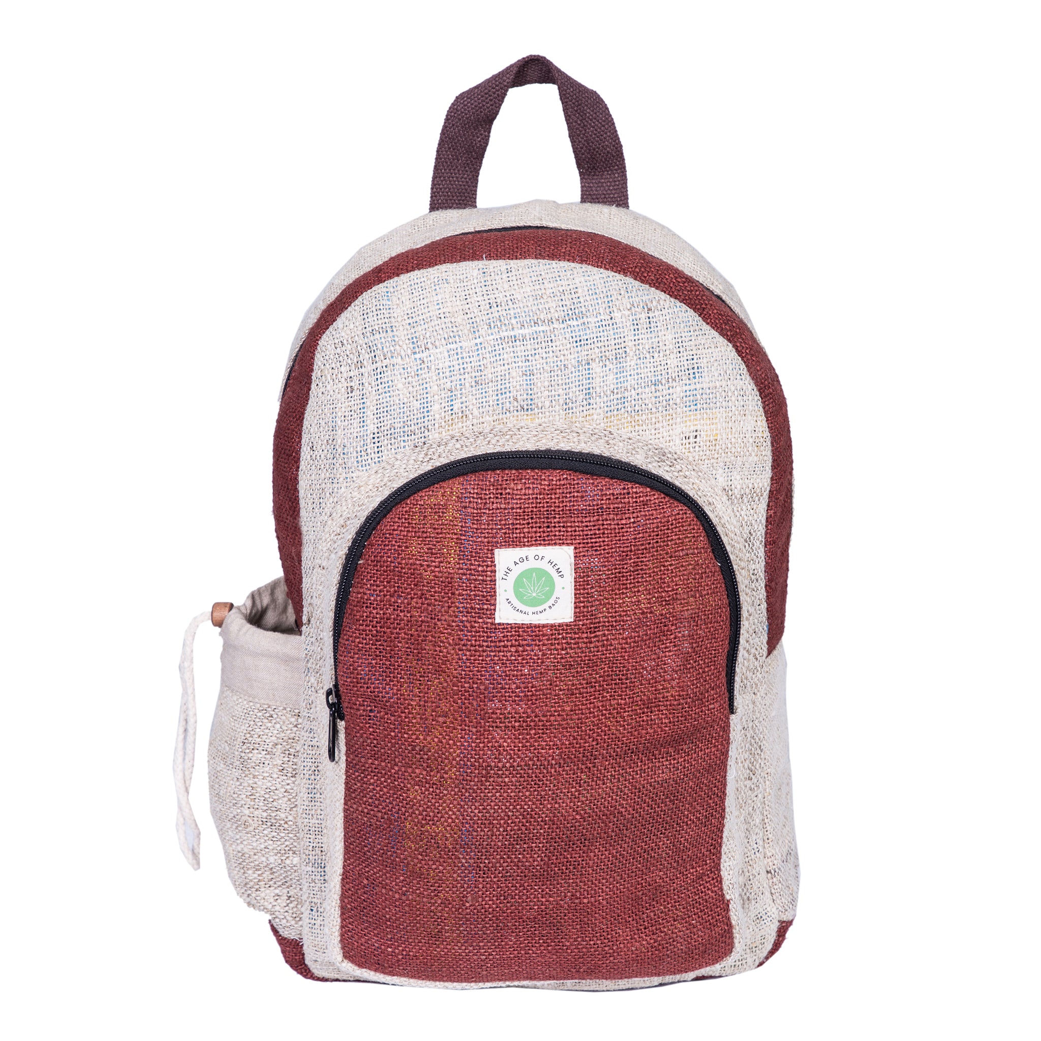 Hemp backpack purse sale